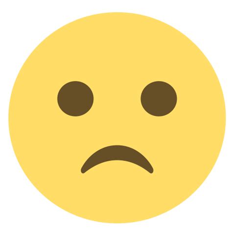 Slightly Frowning Face Emoji Png Royalpng
