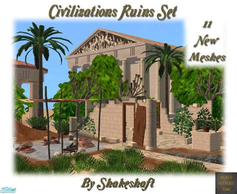 The Sims Resource Civilizations Ruins Set