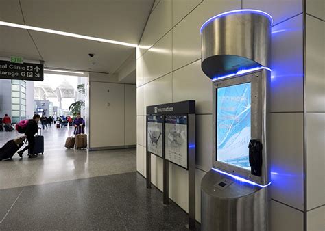 Airport Kiosk With Self Service Capabilities Advanced Kiosks