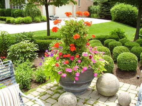 Outdoor Flower Pot Arrangement Photos