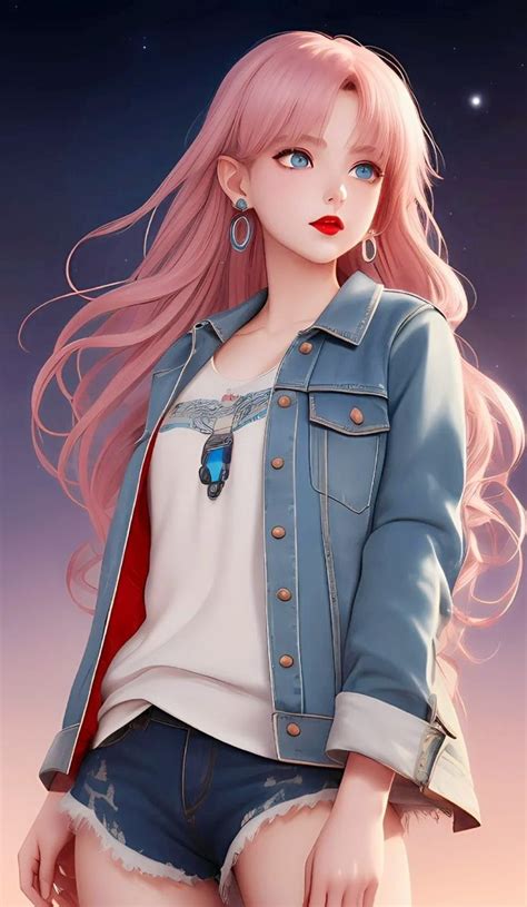 Anime Girl Pink Manga Anime Girl Beautiful Fantasy Art Kawaii Anime