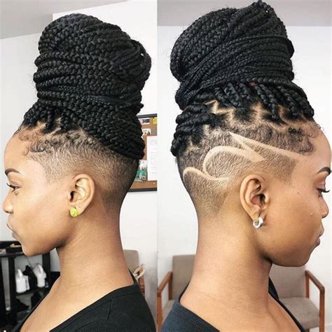 Box Braids With Shaved Sides 21 Stylish Ways To Rock The Look