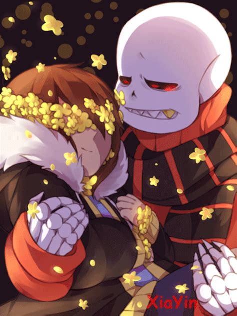 Flowerfell Sans X Frisk Undertale Fondos De Pantalla Undertale Dibujos Y Undertales