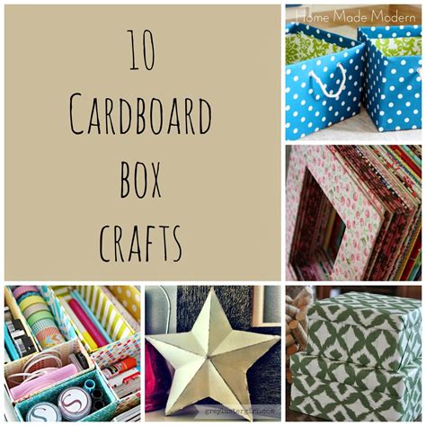 Home Made Modern 10 Things To Make With A Cardboard Box