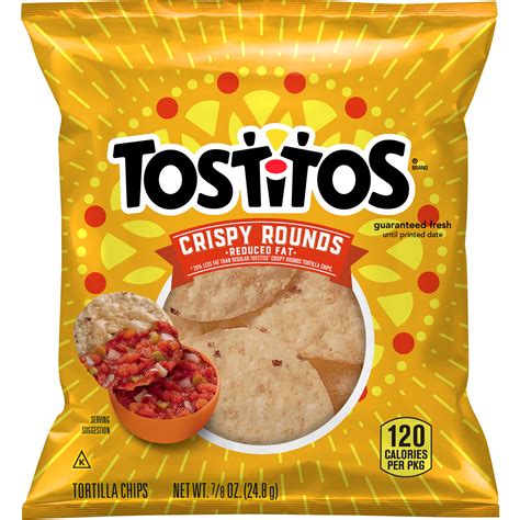tostitos crispy rounds reduced fat tortilla chips smartlabel™