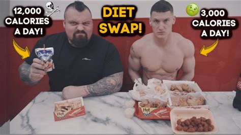 Worlds Strongest Man Swaps Diet With Bodybuilder Mattdoesfitness