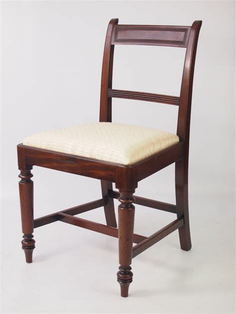 Set of 10 mahogany victorian dining chairs. Set 4 Antique Georgian Mahogany Dining Chairs