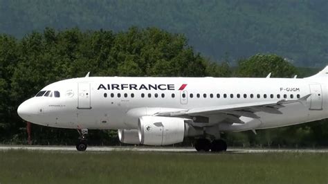 Air France A318 Take Off Rwy23 At Geneva Cointrin Gvalsgg Youtube