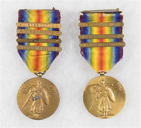 Lot World War I Victory Medals 2