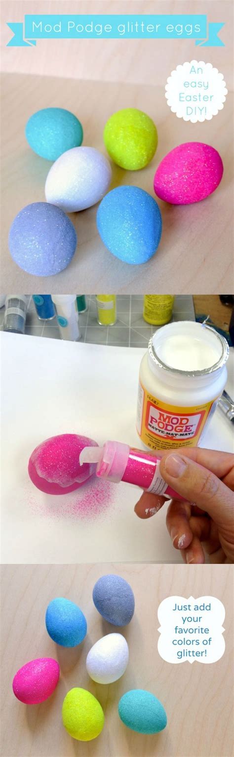 Are You Looking For An Easy Easter Egg Craft These Diy Mod Podge