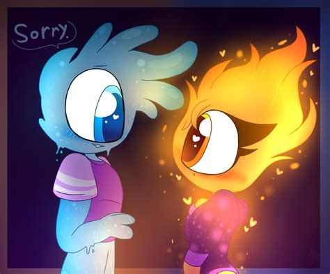 ~ember And Wade~ Elemental By Cyrilwolff On Deviantart