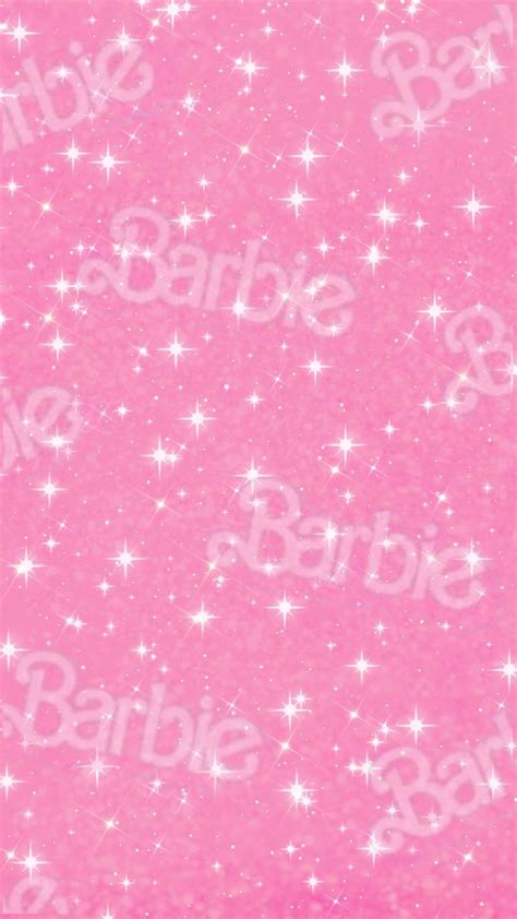 Glitter Barbie Wallpaper Pink Aesthetic