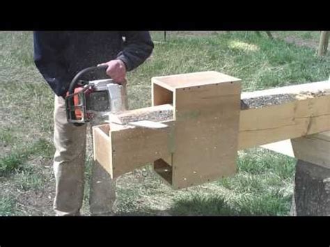The problem is all of the logs are the same dimension. Building a Log Home or Cabin - Using the Dovetailor Jig ...