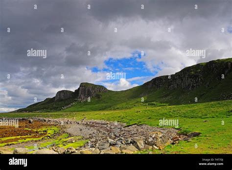 Staffin Bay Trotternish Isle Of Skye Hebrides Scotland Europe