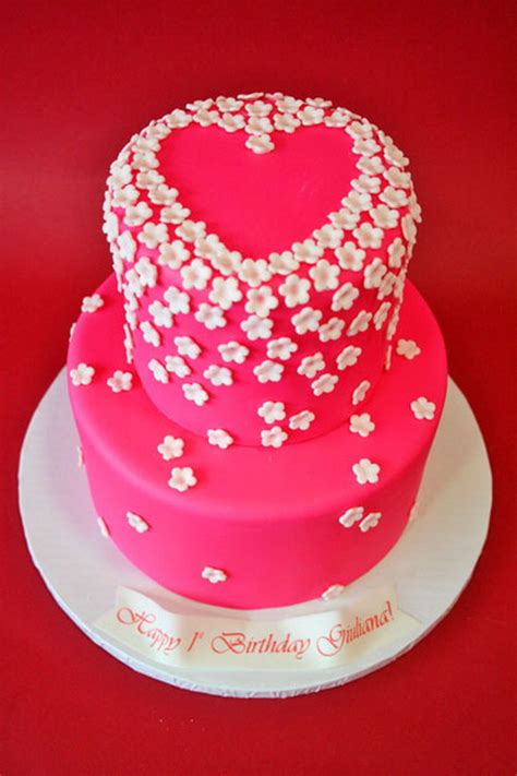 A very cute cake for first birthday featuring. Girls Birthday Cake Designs - We Need Fun