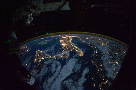 Earth At Night Spaceflight101 International Space Station