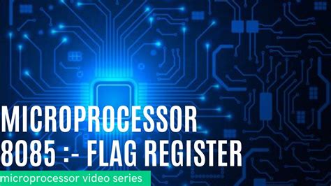 Microprocessor 8085 Flag Register Youtube