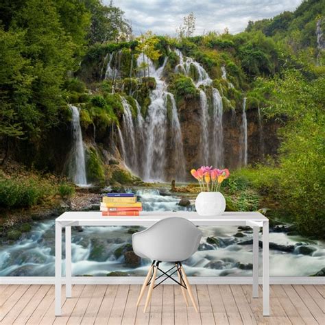 🥇 Wall Murals Waterfalls In The Forest 🥇
