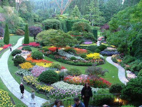 Sunken Gardens Butchart Gardens Victoria British Columbia