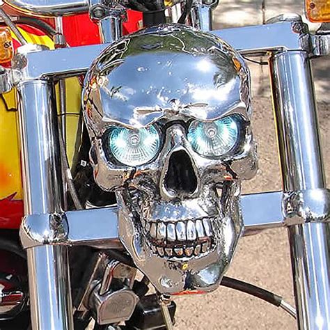 Skull Motorcycle Headlight