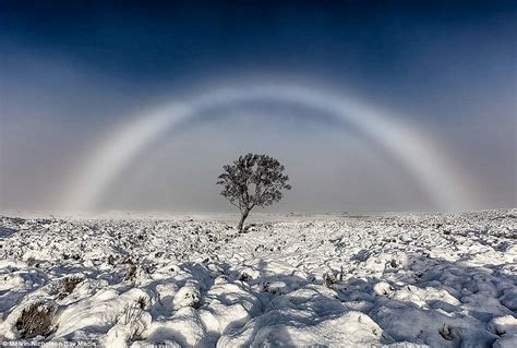 Stunning Image Of A Rare Fog Bow Is Captured By A Photographer In