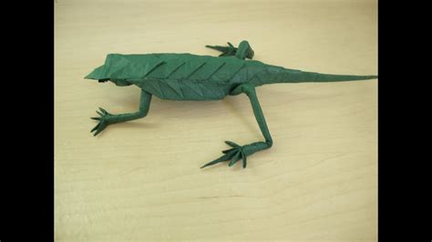 Origami Lizard Youtube