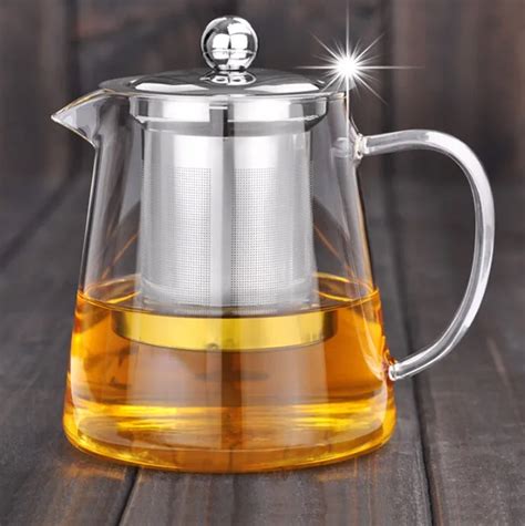 Good Pyrex Glass Teapot With Stainless Steel Infuser And Lid Buy Pyrex Glass Teapot With Infuser