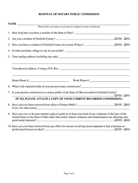 Oh Renewal Notary Public Fill Online Printable Fillable Blank Pdffiller