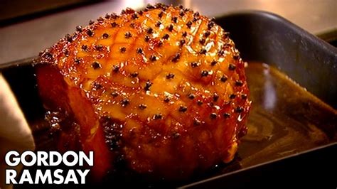 Gordon Ramsay S Christmas Main Dinners Part One Youtube Honey Ham