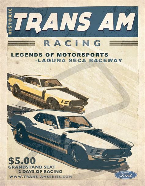 Vintage Race Poster 3 By Nascar3d On Deviantart Vintage Racing Poster
