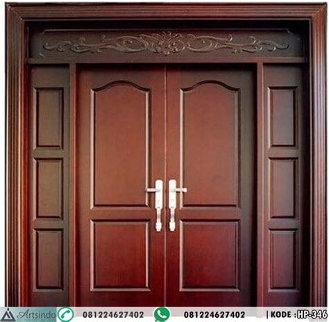 Pintu rumah biasa terbuat dari kayu, pvc maupun alumunium. Desain Pintu Kupu Tarung Panel Klasik Minimalis Model ...