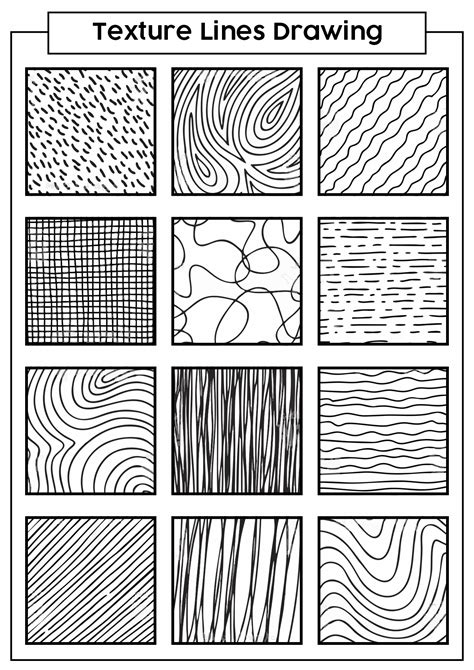 Elements Of Art Texture Drawings