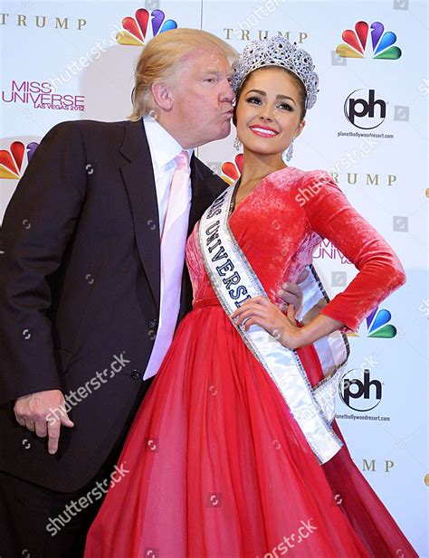 Donald Trump Olivia Culpo Miss Universe Editorial Stock Photo Stock