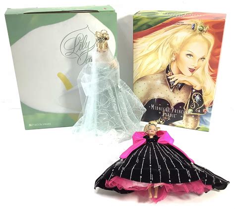 lot 4pc mattel barbie dolls fao schwarz lily