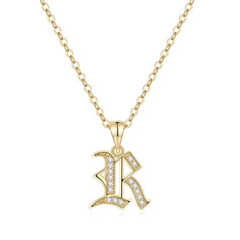 TINGN Gold Initial Necklaces For Women Girls 14k Gold Filled Dainty