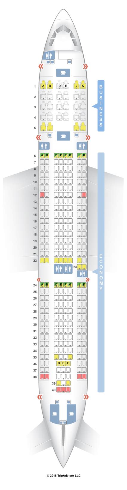 Turkish Airlines Airbus A330 300 Seat Map Image To U