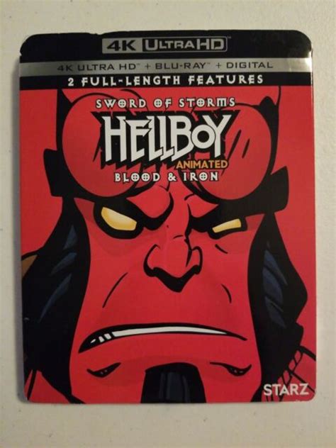 Hellboy Animated Sword Of Stormsblood Iron Dvd 2019 4k Ultra Hd