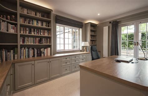 Fitted Home Office Study Cobham Hyperion Furniture