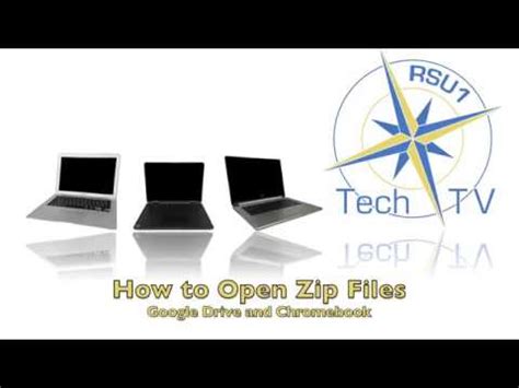 Open Zip Files on Google Drive using a Chromebook - YouTube
