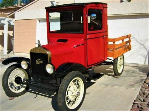 1925 Ford Model T Pickup Truck Red For Sale Photos Technical