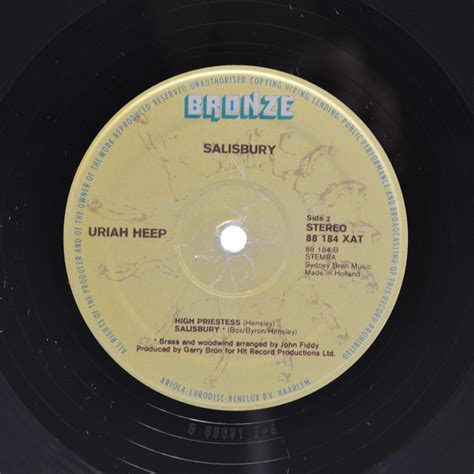 Uriah Heep Salisbury 1790 ₽ купить виниловую пластинку с доставкой