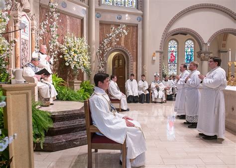 Office or character of a priest; Bishop Ordains Three to Priesthood | Roman Catholic ...