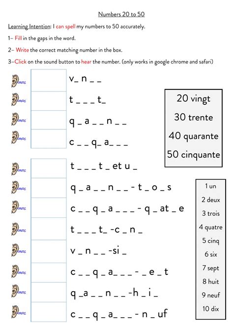 16 Trends For Worksheet For Spelling Numbers