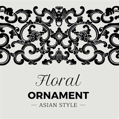 premium vector floral ornament asian style 2