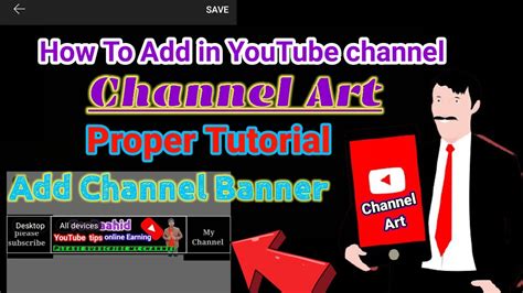 How To Add Youtube Channel Art Youtube Channel Banner How To Put