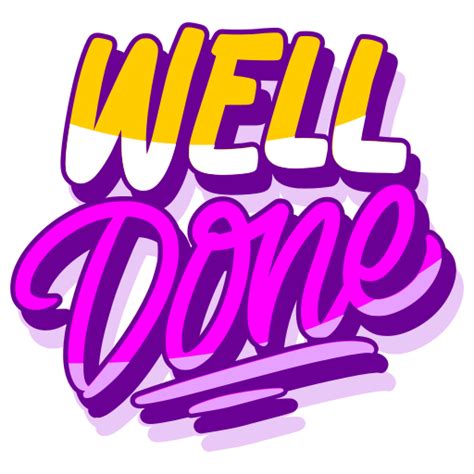 Well Done Stickers Free Miscellaneous Stickers
