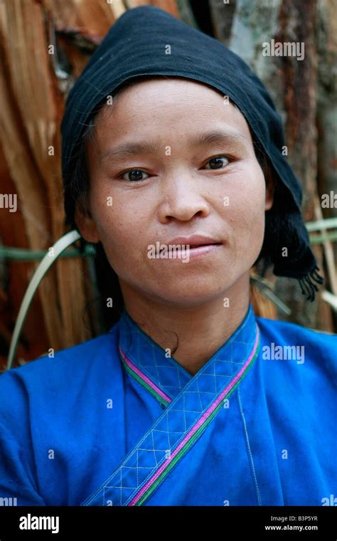 Nung Tribeswoman At The Market At Hoang Su Phi Ha Giang Province