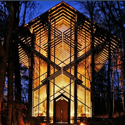 This Is The Place Night Time Wedding For Me Thorncrown Chapel