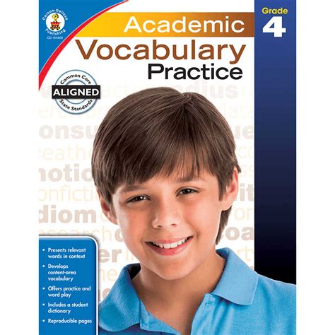 Carson Dellosa Academic Vocabulary Practice Grade 4 Cd 104809