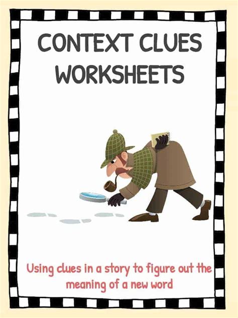Context Clues Worksheets Kidskonnect